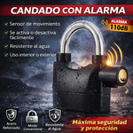 CANDADO CON ALARMA + ENVIO GRATIS