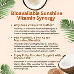 Vitamina D3+ K2 Fórmula 90 cápsulas